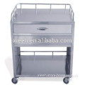 Stainless Steel instrument cart , treatment cart ( with two drawers ) XH-Y02